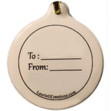 You Are My Favorite Asshole Porcelain Ornament 2024 Merry F'N Christmas Gift Boxed Funny Friend Exchange