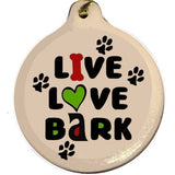 SpringerDoodles at the Beach Custom Christmas Porcelain 2024 Ornament All Doodles All Pets
